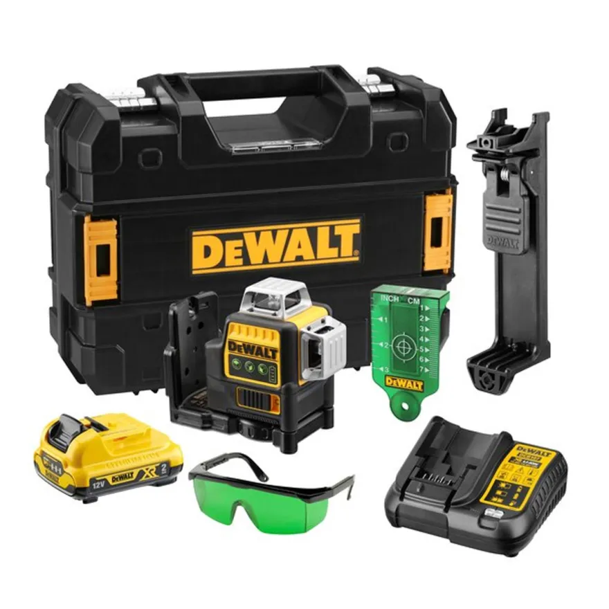 Dewalt DCE089D1G-QW - Nivel láser autonivelante 360º 30 m.