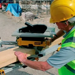 DEWALT D27112 - Ingletadora telescópica con mesa superior y banco de trabajo (1600W)