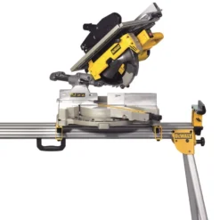 DEWALT D27112 - Ingletadora telescópica con mesa superior y banco de trabajo (1600W)