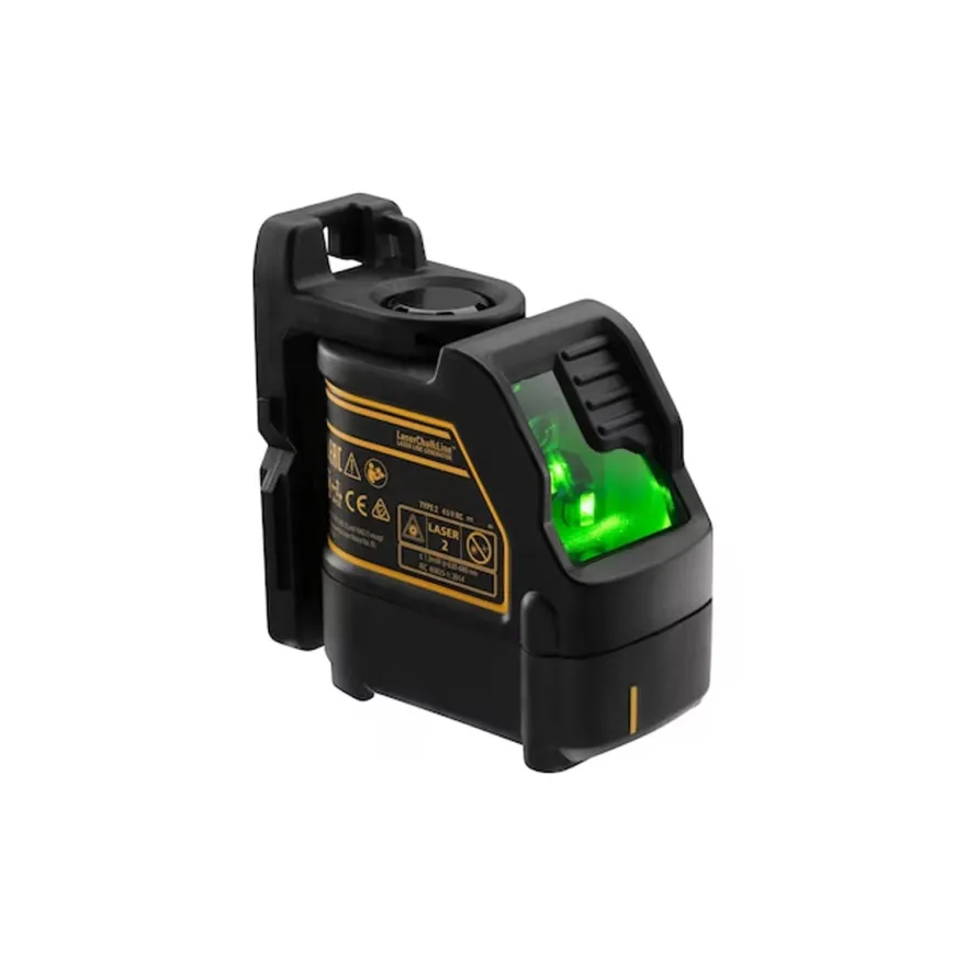 DEWALT DW088CG-XJ - Nivel láser autonivelante de 2 líneas verdes (horizontal y vertical)