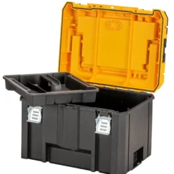 Dewalt DWST83343-1 - Caja herramientas profunda con asa larga de aluminio IP54 TStack