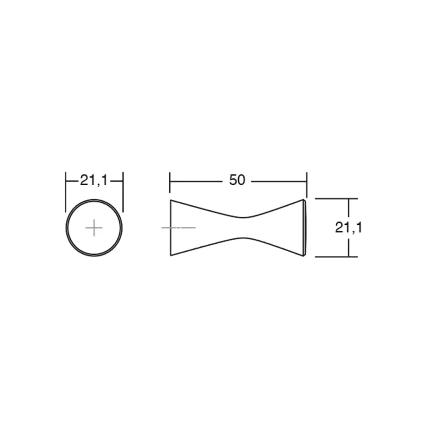 DIABOLO - Colgador de pared de forma cónica