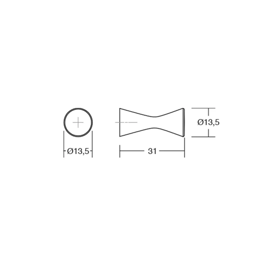 DIABOLO - Pomo de reducidas dimensiones
