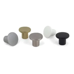 DIAL SLIM - Pomo redondo plano extrafino