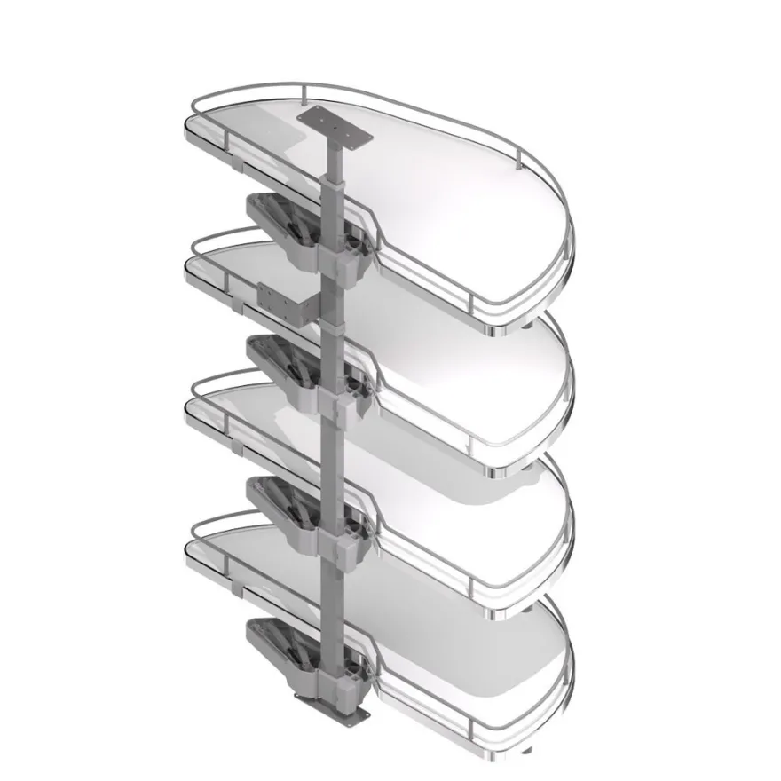 DOLPHIN II Línea COMPACT – Columna rinconera con bandejas deslizantes