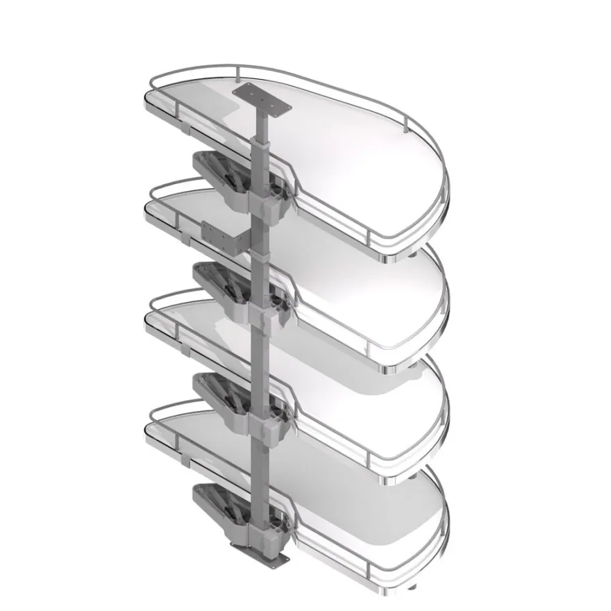 DOLPHIN II Línea COMPACT – Columna rinconera con bandejas deslizantes