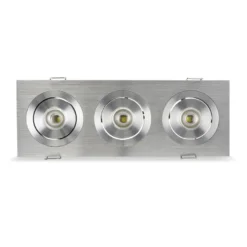 DOMINÓ - Aro led basculante orientable para empotrar