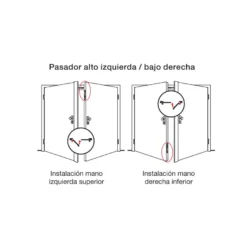 DORMA HZ 43-F - Pasador automático para puertas cortafuego