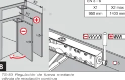DORMA TS-83 - Cierrapuertas con brazo