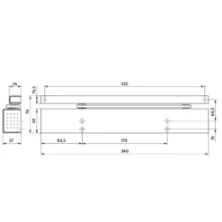 DORMA TS-97 - Cierrapuertas con guía deslizante