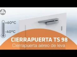 DORMA TS-98 XEA - Cierrapuerta aéreo de leva con guía deslizante