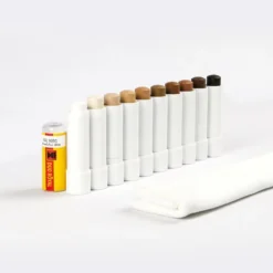 DUO ROYAL - Estuche de ceras blandas para retoques de madera