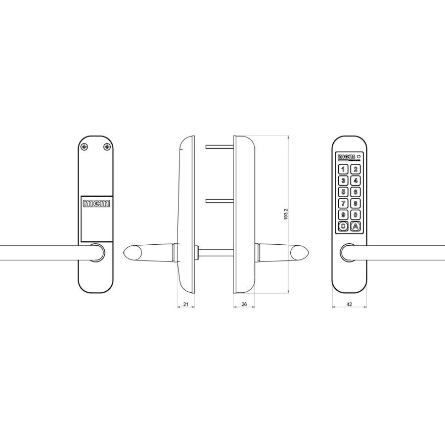 EASY KEY Adapt - Cerradura de teclado sin mano