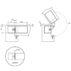 ECLIPSE 3.2 SELF RF - Bisagra oculta para puertas de paso enrasadas