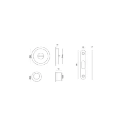 ECO CIRCLE - Kit Cerradura + muletilla + dedal redondo