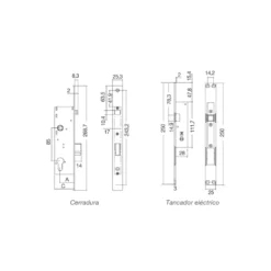 Electrocerradura automática DUO