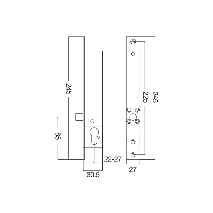 ELECTROPISTÓN V10 - Cerradura con temporizador regulable