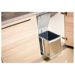 ELIO - Contenedor Inox de 1 compartimento de 16 litros y apertura automática de tapa
