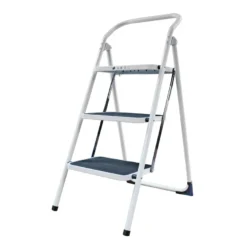 Escalera Taburete blanca
