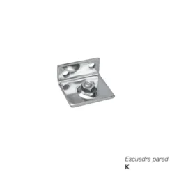 Escuadras para fijar guías a pared
