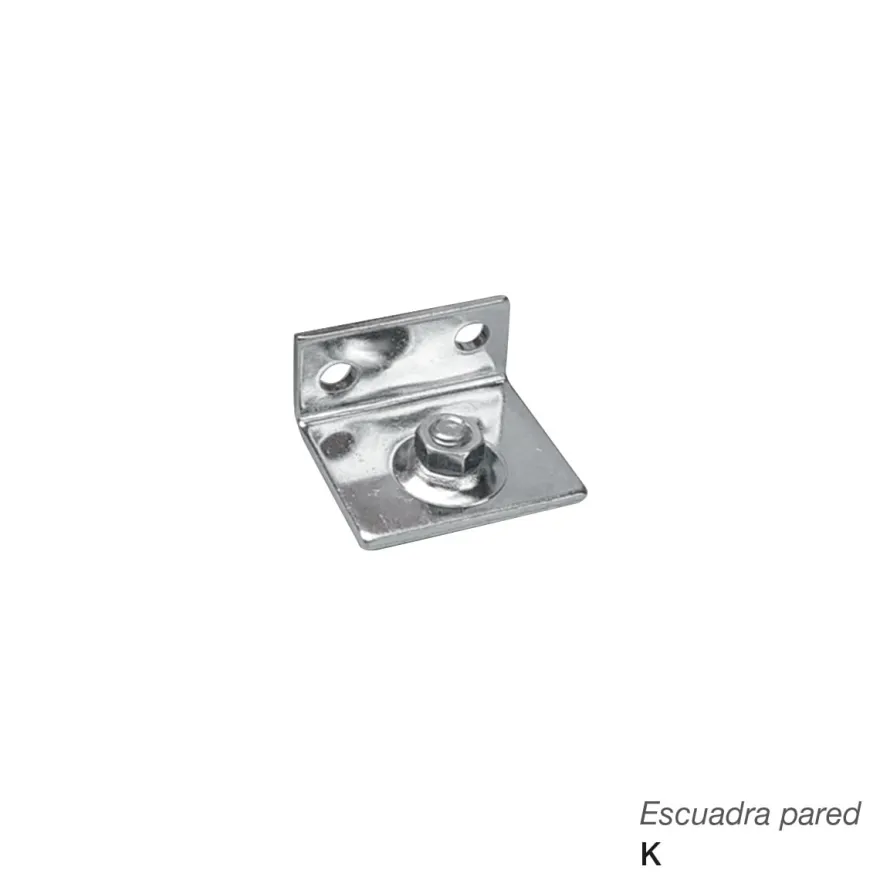 Escuadras para fijar guías a pared