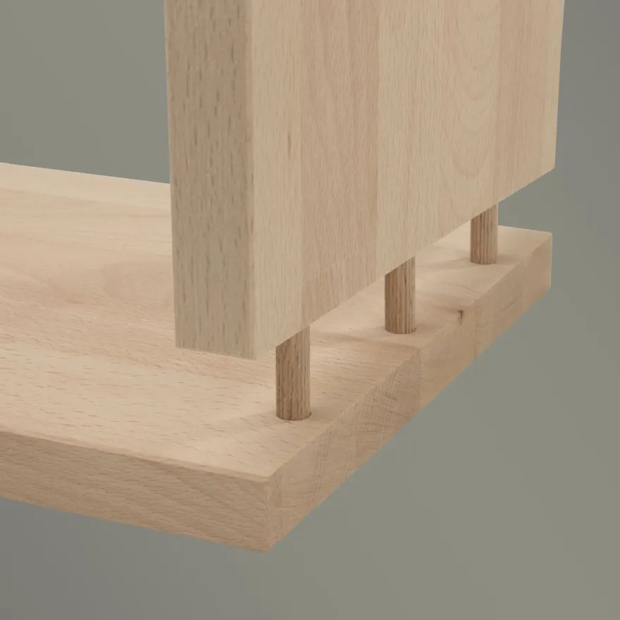Espigas estriadas de madera para encolar para uso PROFESIONAL