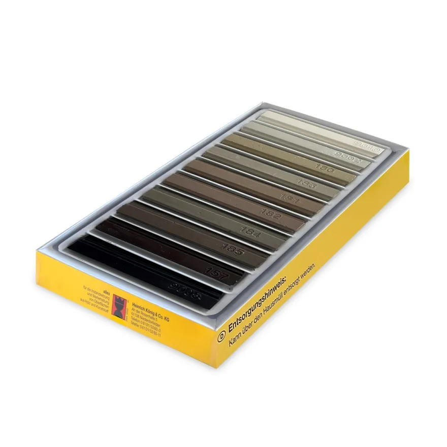 Estuche de Ceras blandas estilo vintage para retocar muebles