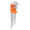 Estuche de 9 llaves TORX extralargas de punta imantada