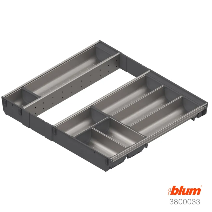 EUROBOX PLUS - Combinaciones habituales cuberteros y divisorios Blum Orga-Line