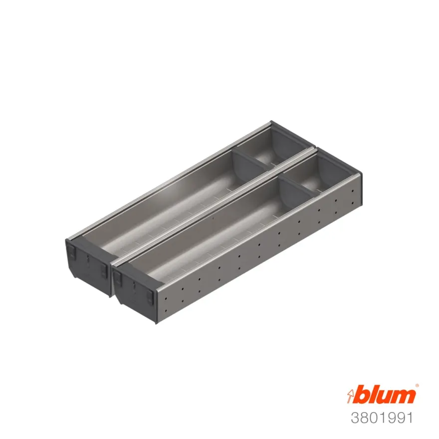 EUROBOX PLUS - Combinaciones habituales cuberteros y divisorios Blum Orga-Line