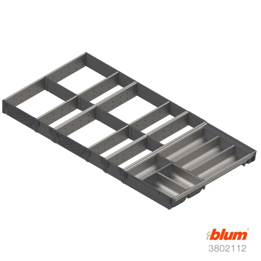 EUROBOX PLUS - Combinaciones habituales cuberteros y divisorios Blum Orga-Line