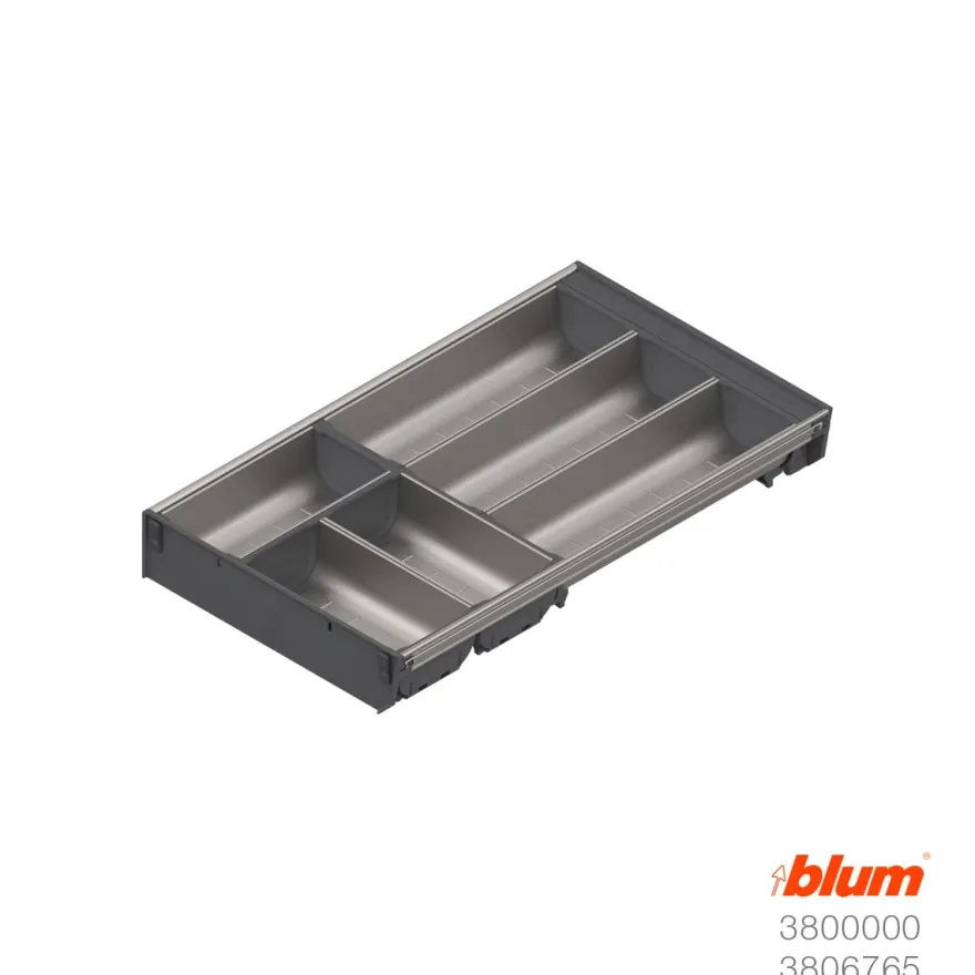 EUROBOX PLUS - Combinaciones habituales cuberteros y divisorios Blum Orga-Line