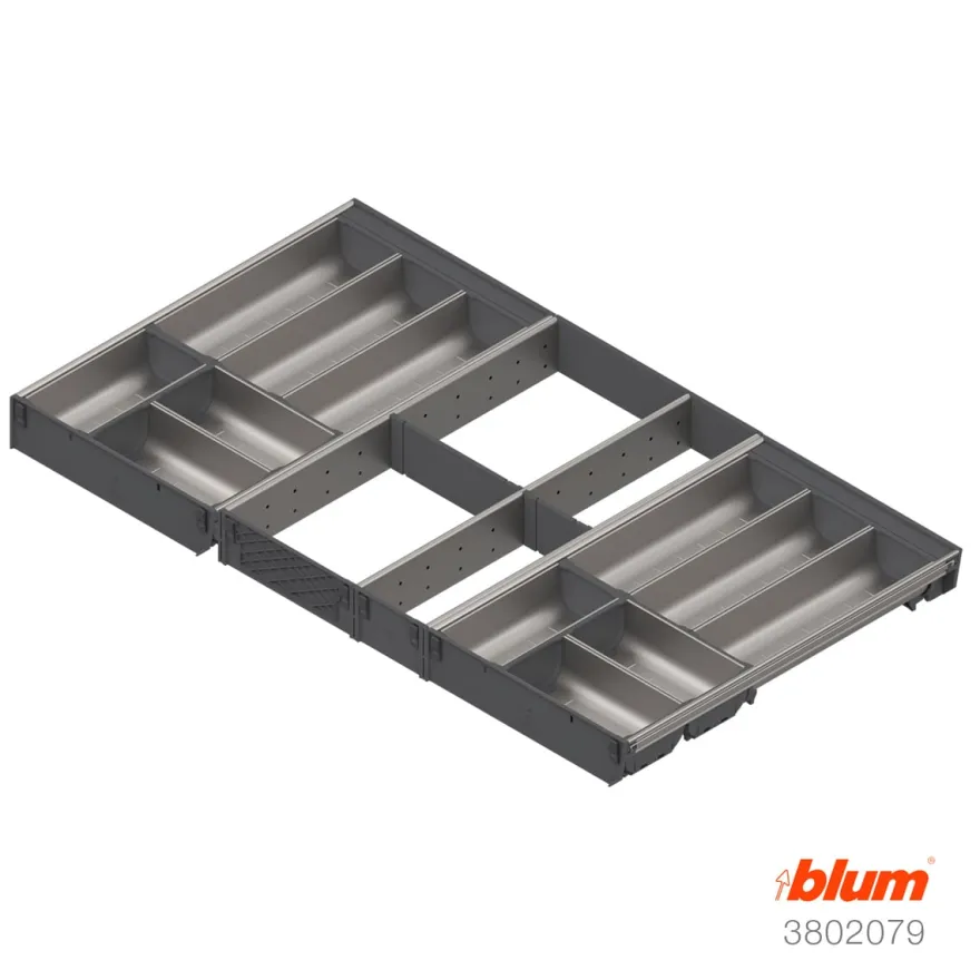 EUROBOX PLUS - Combinaciones habituales cuberteros y divisorios Blum Orga-Line