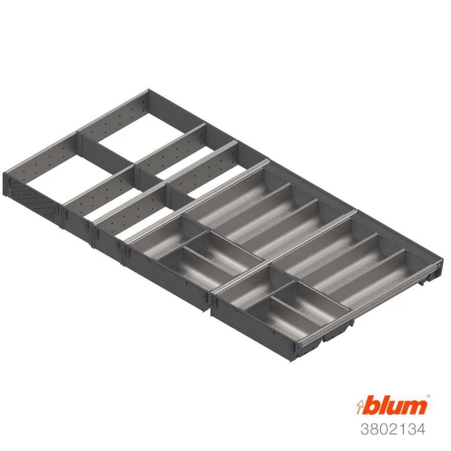 EUROBOX PLUS - Combinaciones habituales cuberteros y divisorios Blum Orga-Line