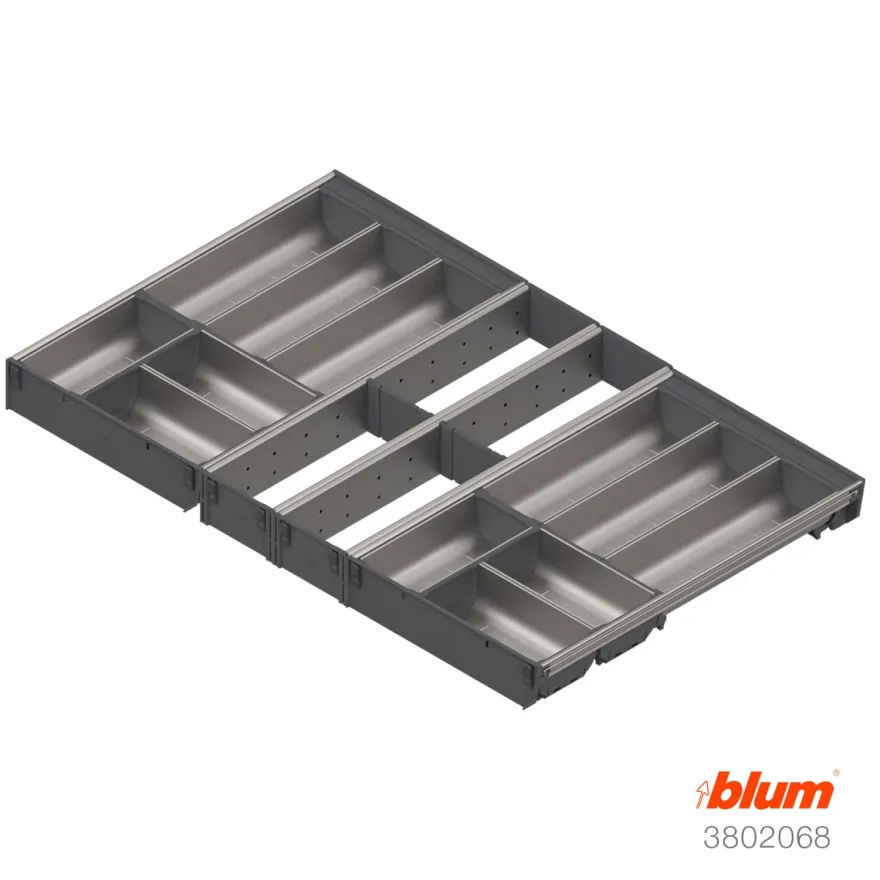 EUROBOX PLUS - Combinaciones habituales cuberteros y divisorios Blum Orga-Line