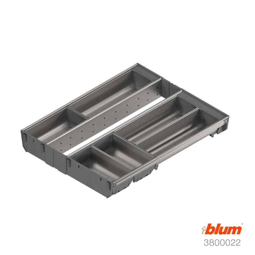EUROBOX PLUS - Combinaciones habituales cuberteros y divisorios Blum Orga-Line