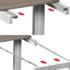 EXTENSA - Guía telescópica de gran extensión para mesas extensibles