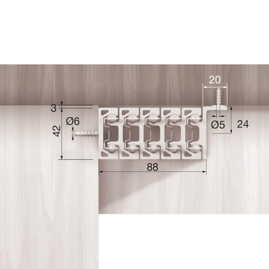 EXTENSO - Guía de gran extensión para mesa extraíble