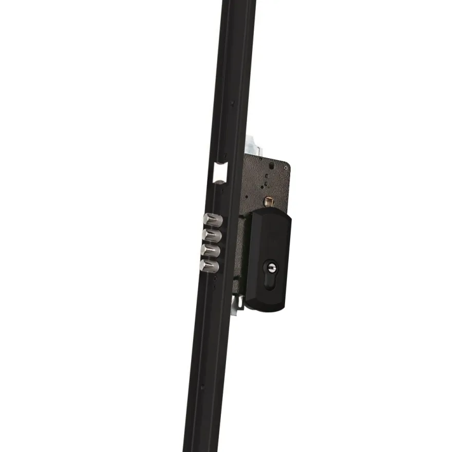 EZCURRA 5000 - Cerradura embutida de seguridad de 3 puntos con frente Z sin varillas