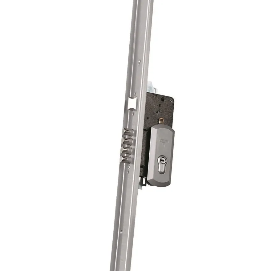 EZCURRA 5000 - Cerradura embutida de seguridad de 3 puntos con frente Z sin varillas