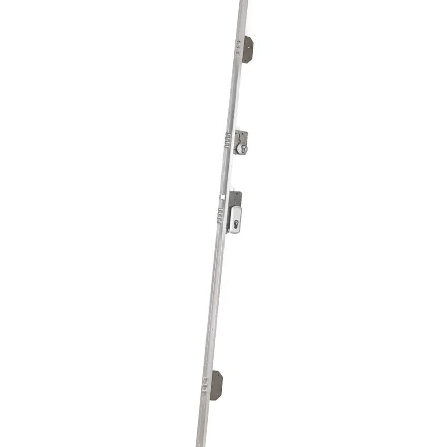 EZCURRA SB-5000 - Cerradura embutida de 4 puntos con frente Z sin varillas. Función doble seguridad y llave de servicio amaestrada.