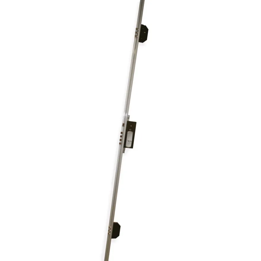 EZCURRA 5000/3Z - Cerradura de seguridad embutida de 3 puntos sin varillas de frente Z accionada por borjas