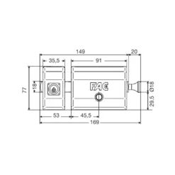 FAC 446RP/80 UVE MAGNET - Sistema antibumping