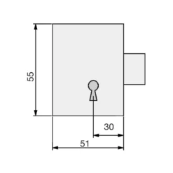 Fallebas de llave gorjas para el mueble