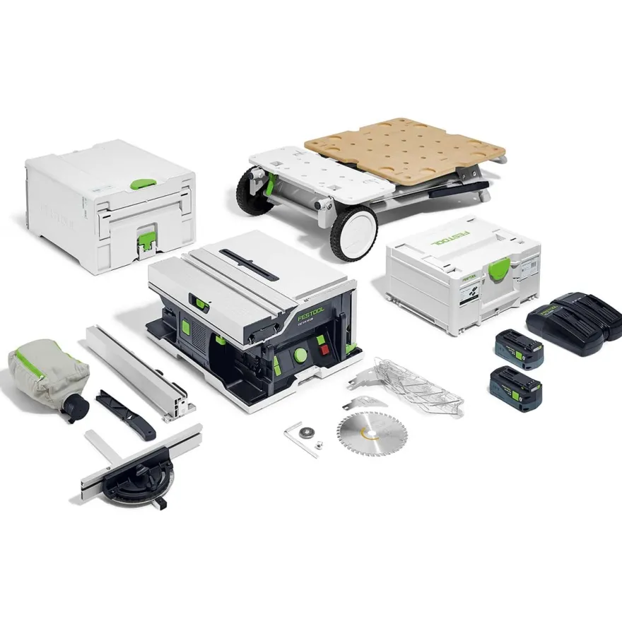 Festool CSC SYS 50 EB-Set - Sierra circular con mesa y bateria incluida