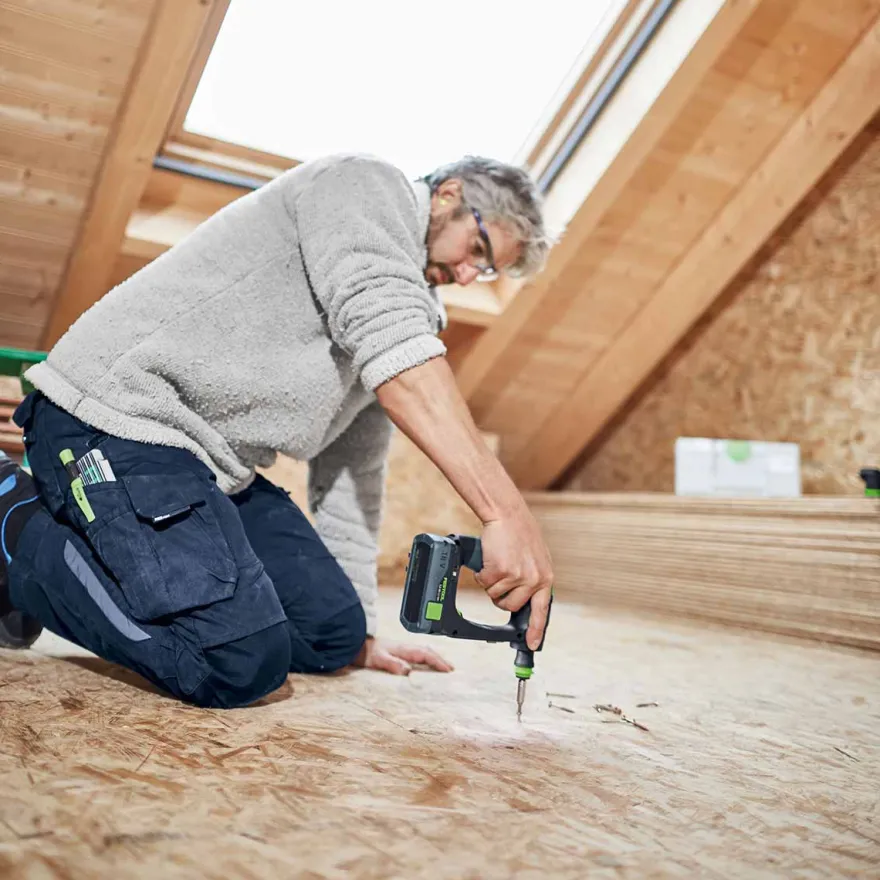 Festool CXS 18 C 3,0-Plus - Taladro atornillador con batería y cargador