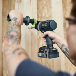 Festool QUADRIVE TPC Set/XL - Taladro atornillador de percusión con batería y cargador (18V/5Ah)