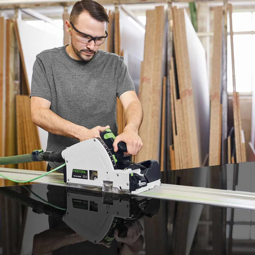 Festool TSV 60 KEBQ-Plus - Sierra circular de incisión con función de pre-corte