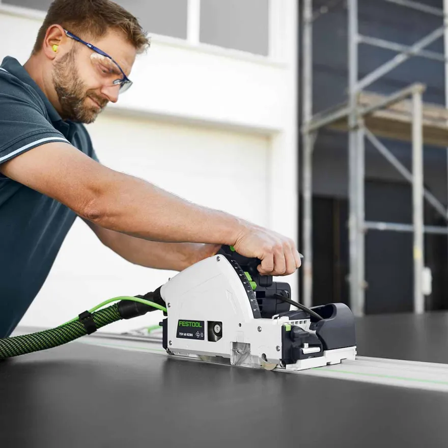 Festool TSV 60 KEBQ-Plus - Sierra circular de incisión con función de pre-corte