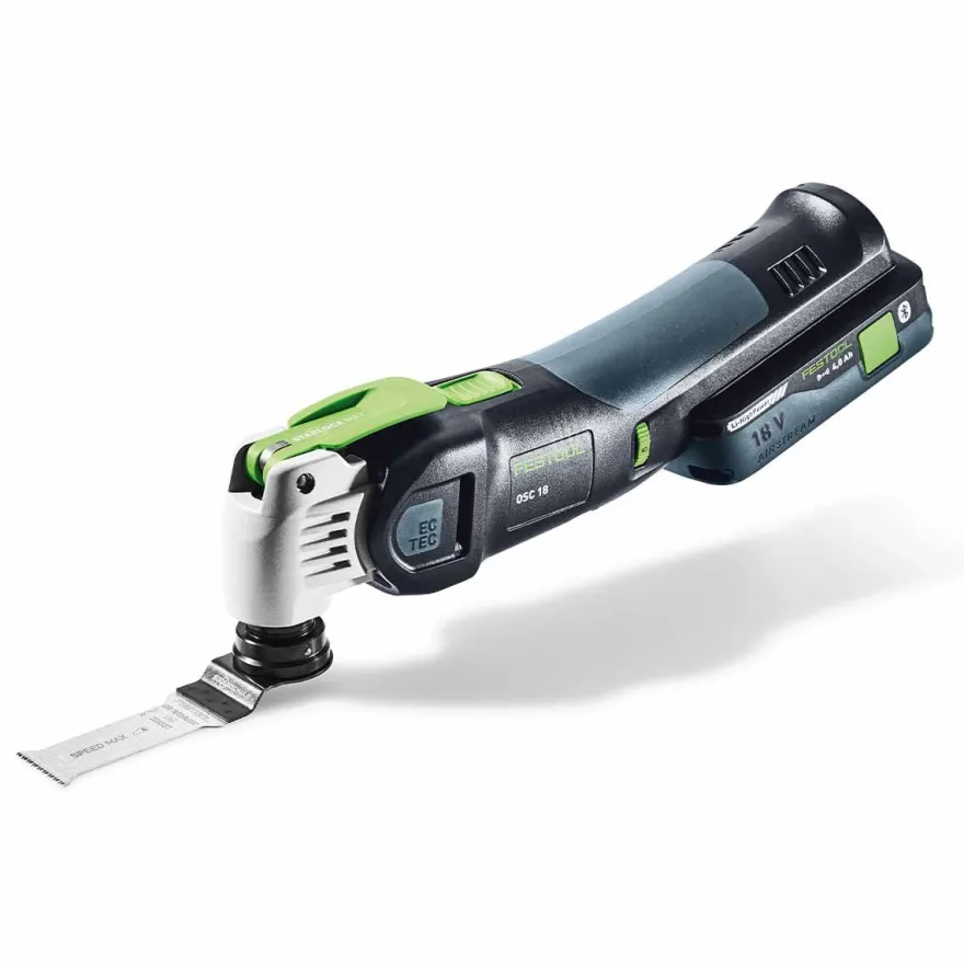 Festool VECTURO OSC 18 HPC 4,0 EI- Multiherramienta oscilante con batería y cargador